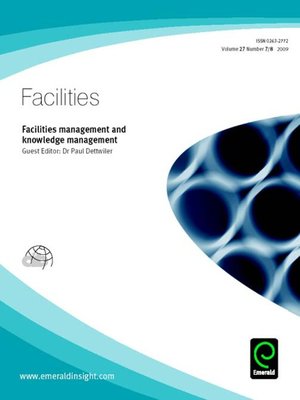 cover image of Facilities, Volume 27, Issue 7 & 8